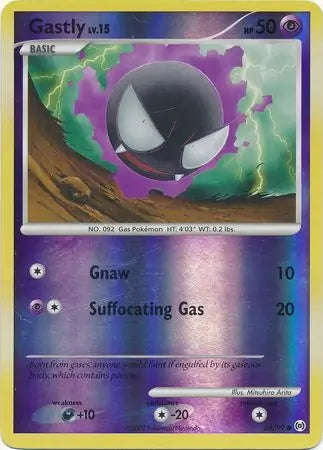 Arceus Set Gastly #64/99 reverse holo